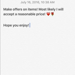 Make offers! Make offers!