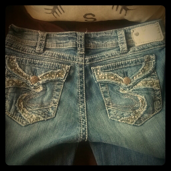 Silver jeans