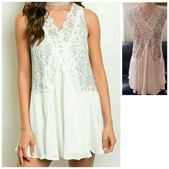 New white and black dress ❗️Closet Closing❗️ - Picture 2 of 5