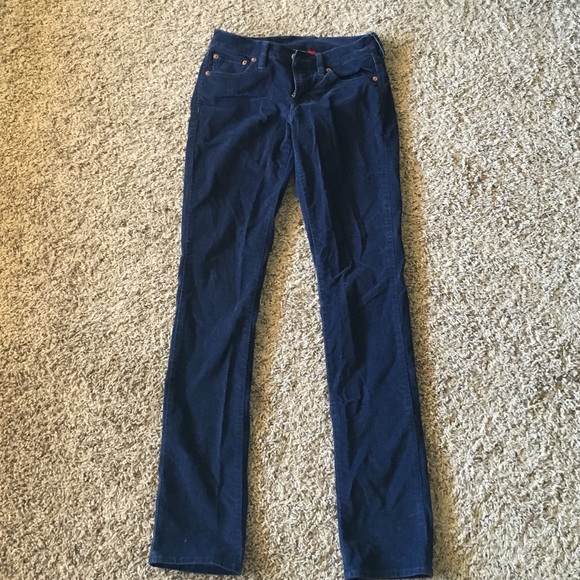 Lucky Brand Corduroy Navy Blue Jeans