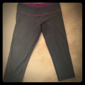 Lululemon Wunder Under Cotton in Dark Heather Gray