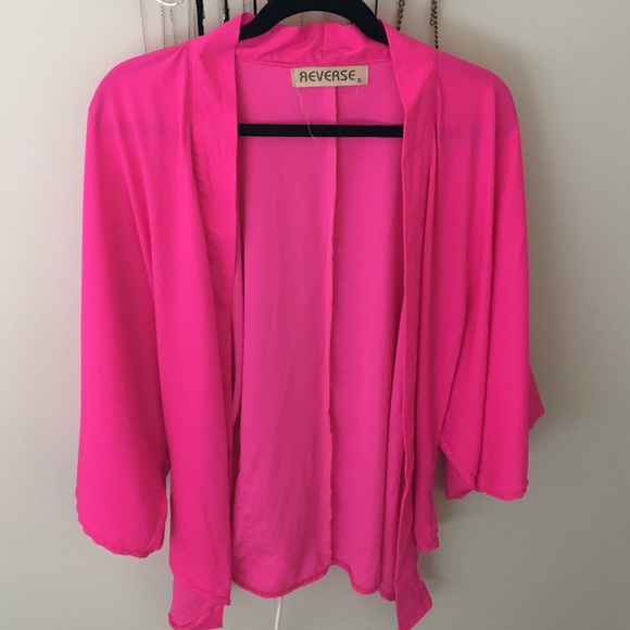Pink shall/swim suit cover