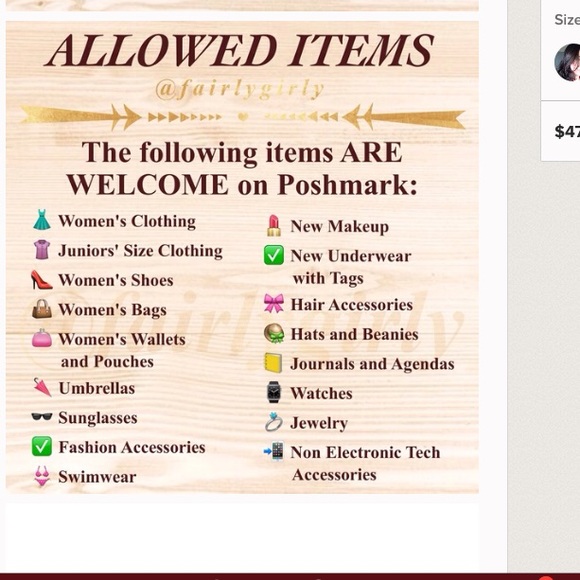 Poshmark Supported Items - Picture 2 of 4