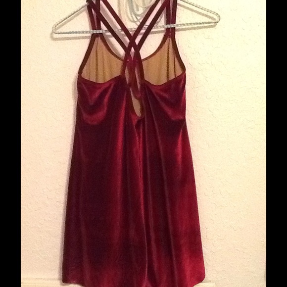 Vtg Capezio Velvet Bodysuit Minidress - Picture 2 of 4