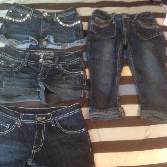 Dark Jean/Denim shorts & capris!