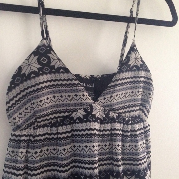 Nordic Pattern Empire Waist Tunic - NWOT