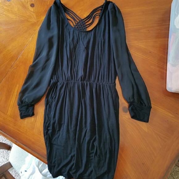 Black cocktail dress