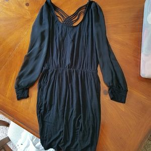 Black cocktail dress