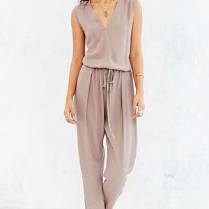 Cope Textured Drawstring Jumpsuit for UO