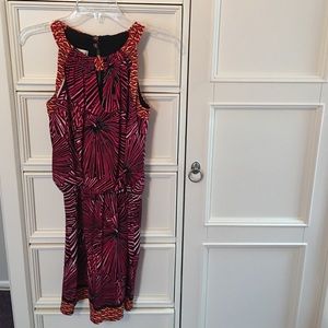 London Times Halter Key Hole Dress Size 2