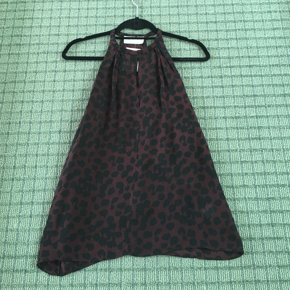 ALC top. Halter with front small slit