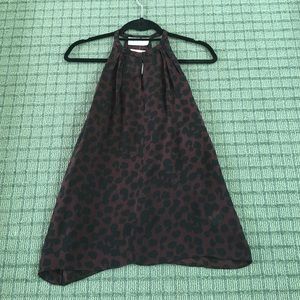 ALC top. Halter with front small slit