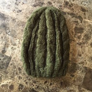 Army green beanie