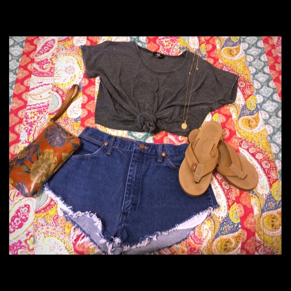 Vintage Wrangler cut off shorts