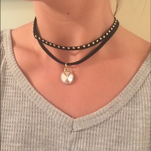 ✨Beaded gem choker✨ - Picture 2 of 4