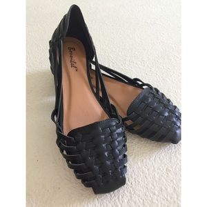 Basket Weave Flats NWOT