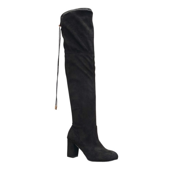 SIZE 7 LEFT! Suede Over The Knee Boots - Picture 2 of 4