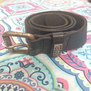 Leather Diesel Belt