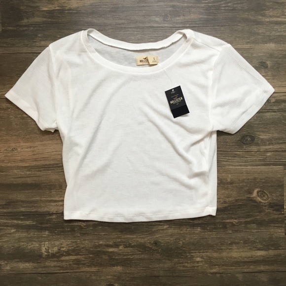 White crop top