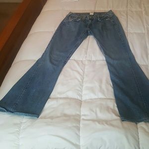 True Religion wide bottoms