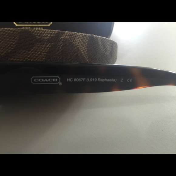 EUC Coach sunglasses main image 4