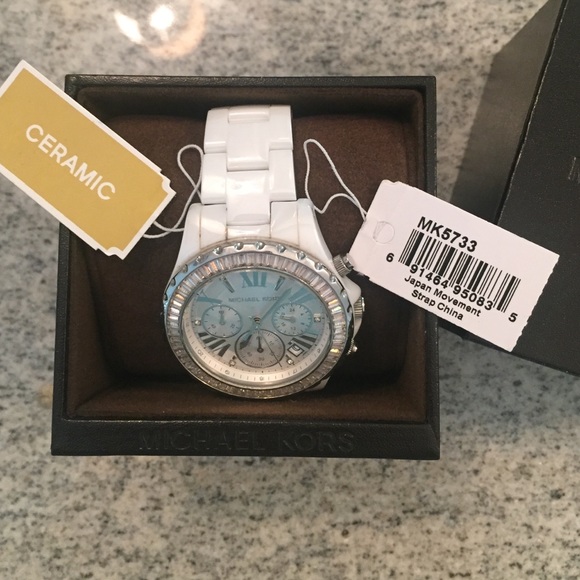 **NWT** Michael Kors Madison ceramic watch