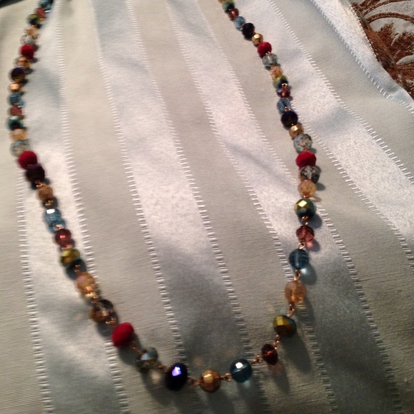 Necklace multi stone.. All colors