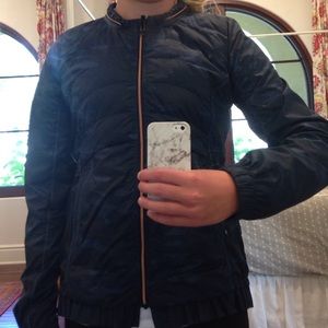 Lulu lemon navy camo jacket