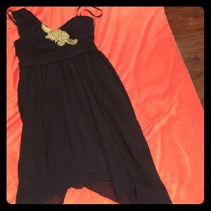 Dark-blue Prom Dress!👠👠