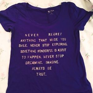 Purple Graphic tee💜