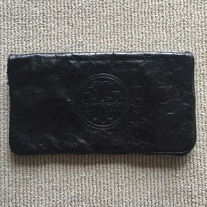 Tory Burch leather clutch bag
