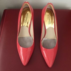 Patent leather pumps