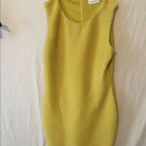 Size 10 Calvin Klein gold dress NWOT