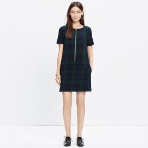 ISO! Madewell Dark Plaid Zip Dress!