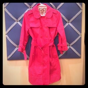 Juicy Couture pink raincoat