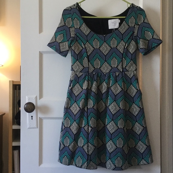 SOLD - Anthropologie HD in Paris Hollyhock Dress