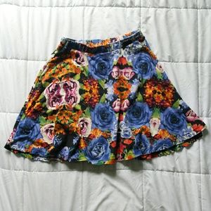 Floral Skater Skirt