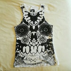 One Teaspoon Skull Print Tank