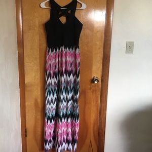 Long multicolor dress