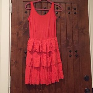 Orange Ella Moss sun dress