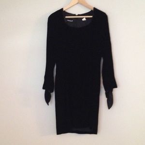 Anne Klein black velvet dress