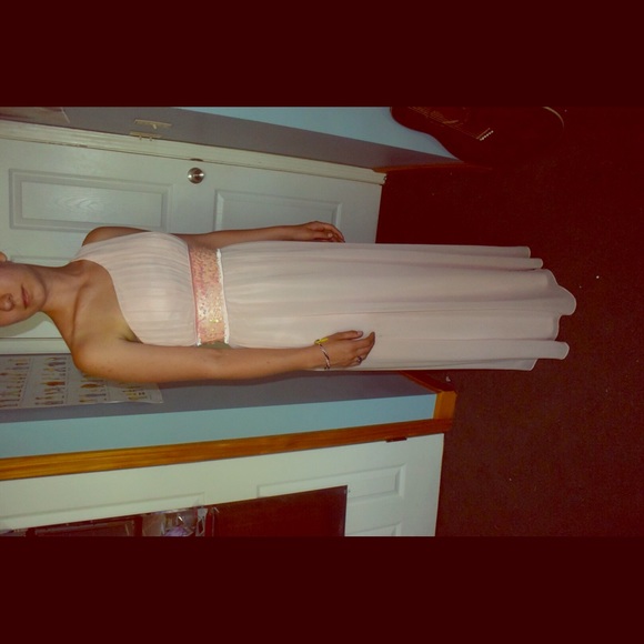 Pink prom dress