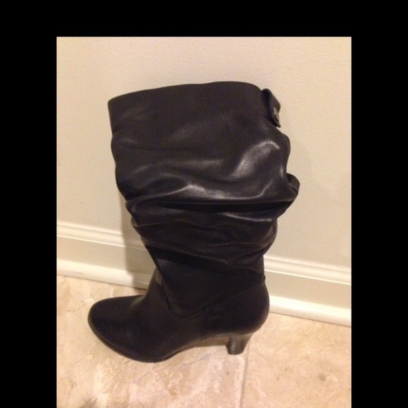 BCBG Slouch boots.