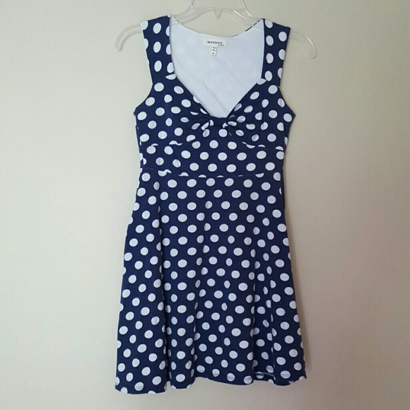 Monteau Polka Dot Dress, Size Small - Picture 6 of 12