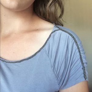 Grey Ann Taylor LOFT shirt