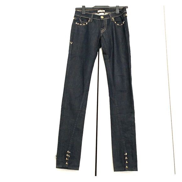 Denim of Virtue split-front skinny jeans