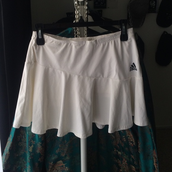 White Adidas Skirt