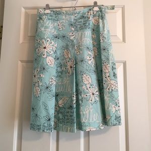 Raffaella turquoise skirt