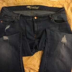 Old navy distressed jeans