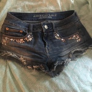 Jeweled short shorts